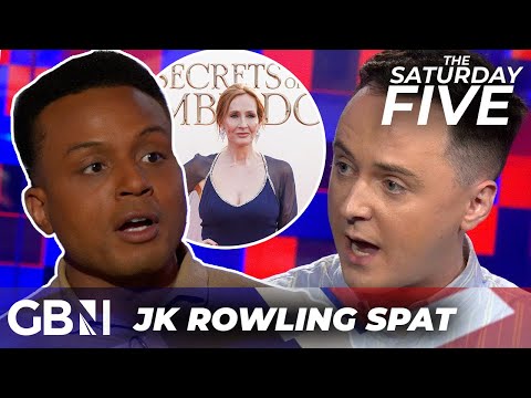 ‘That is a MAN!’ – FURIOUS clash as Albie Amankona doubles down in JK Rowling trans row