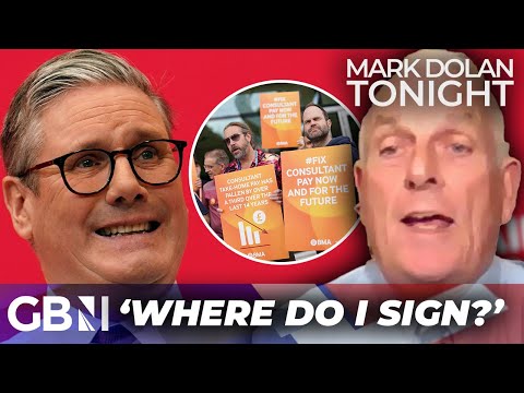 ‘Where do I sign?’ Keir Starmer will ROLL OVER for ‘hard-left’ unions who ‘FUND him’ as PM