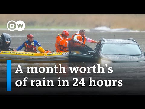 New South Wales: ‘all of a sudden we saw this cabin floating down the river’ | DW News