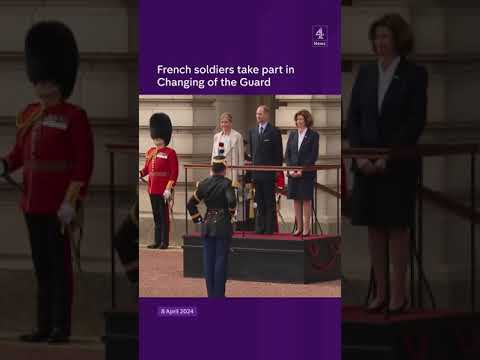 French soldiers in Changing of Guard