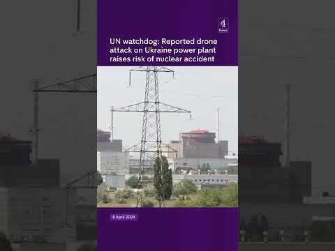 Zaporizhzhia power plant ‘drone attack’
