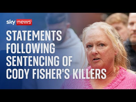 Statement outside court following sentencing of Cody Fisher’s killers
