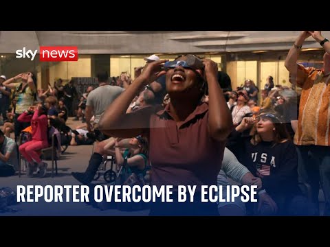 ‘Oh my God it’s amazing!!’ NBC correspondent stunned by solar eclipse