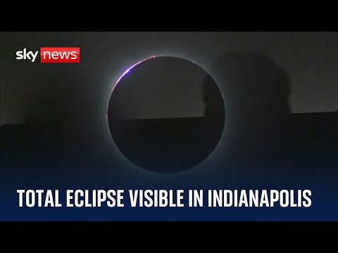 Total solar eclipse visible in Indianapolis