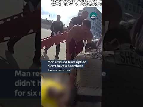 Felipe Ribeiro Desouza was without a pulse for between six to seven minutes  #itvnews #florida #usa