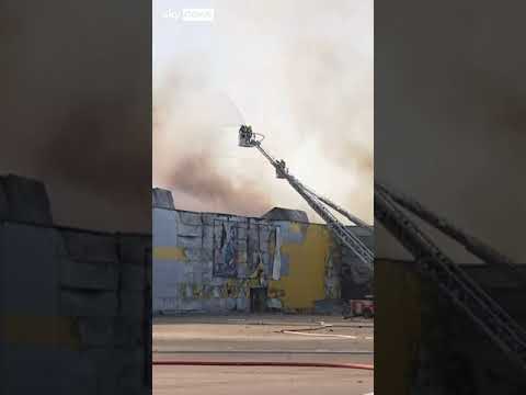 Fire breaks out in Warsaw shopping mall
