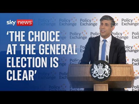 Rishi Sunak: ‘The choice at the general election is clear’