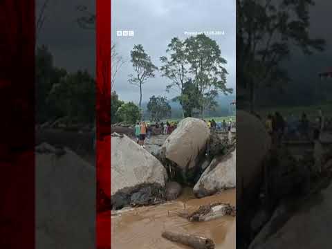 “Cold lava” from Indonesian volcano and flooding kills at least 41 people. #Sumatra #BBCNews