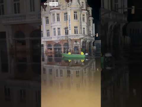 Brazil floods: Military patrol empty and eerie steets of Porto Alegre after major flooding