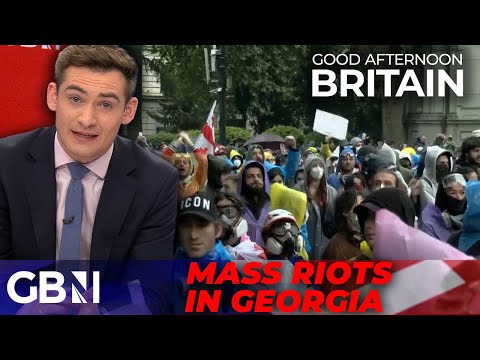 Protestors BREAK THROUGH barriers at Georgian Parliament in protest of ‘Russia Law’