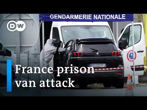 Huge manhunt in France for prisoner after two officers killed in ambush | DW News