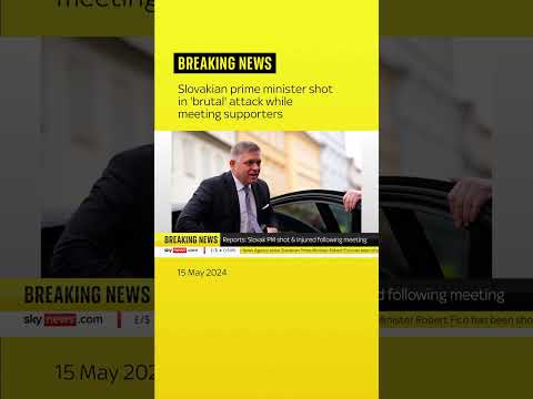 BREAKING: Slovakian prime minister shot in ‘brutal’ attack while meeting supporters