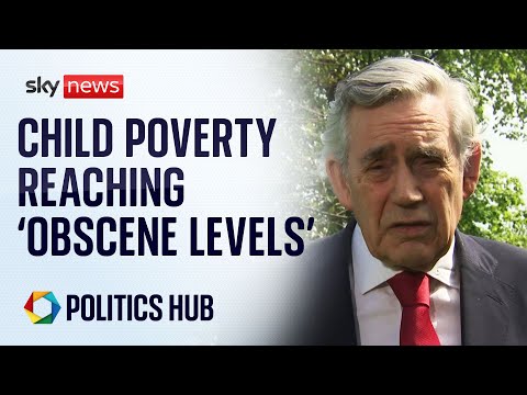 Gordon Brown: Child poverty in the UK reaching ‘obscene levels’