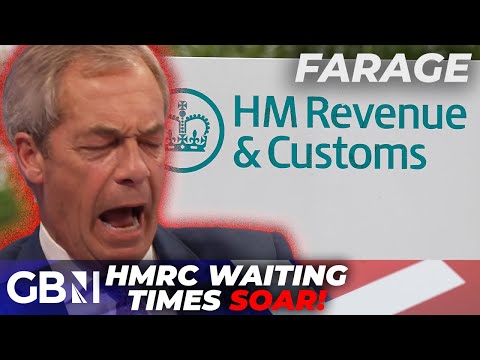 Brits spent 800 years on HOLD to HMRC as Nigel Farage FUMES at ‘INCOMPREHENSIBLE’ wait times