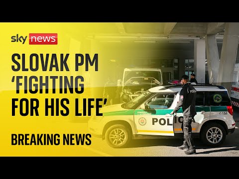 Watch live: Slovakia’s PM remains in hospital, “stable but very serious” after assassination attempt