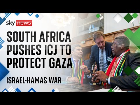 South Africa urging the International Court of Justice to stop Israel’s offensive in Rafah