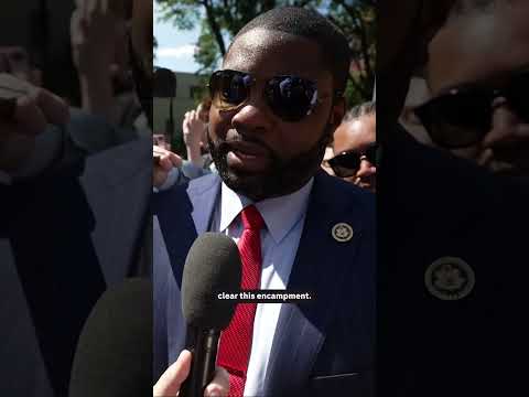 US campus protests: ‘People are trespassing’