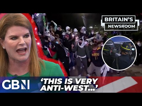 VIOLENT clashes between police and pro-Palestine students: ‘A RERUN of BLM’ FUMES Jennifer Ewing
