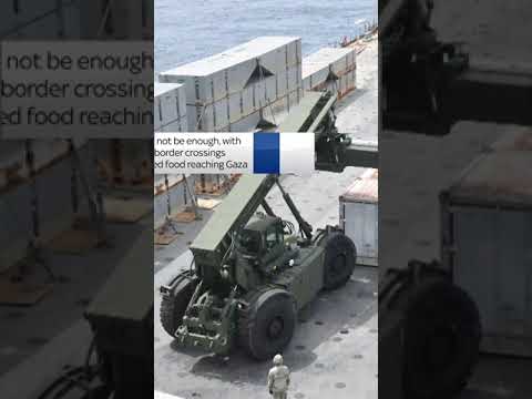 Trucks begin transporting aid from Gaza pier