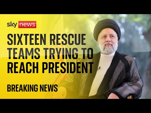 Sixteen rescue teams trying to reach Iran’s president after helicopter accident