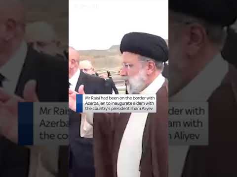 Iran president Ebrahim Raisi pictured before helicopter crash