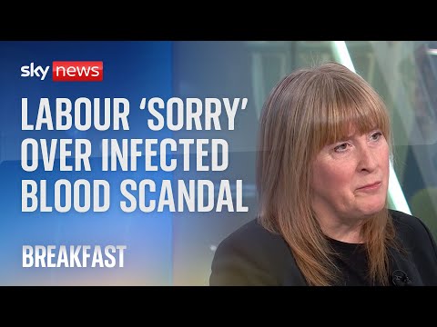 Infected blood scandal: Labour ‘incredibly sorry’ about what happened