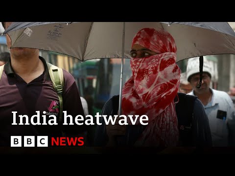 India election: How fierce heatwave is impacting voter turnout | BBC News