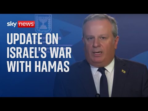 Watch live: Update on Israel’s war with Hamas