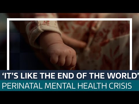 ‘It’s like the end of the world’: The surge in new mums getting mental health treatment | ITV News