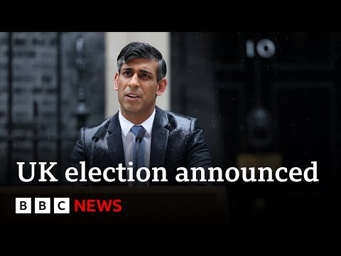 UK Prime Minister Rishi Sunak’s full General Election announcement | BBC News