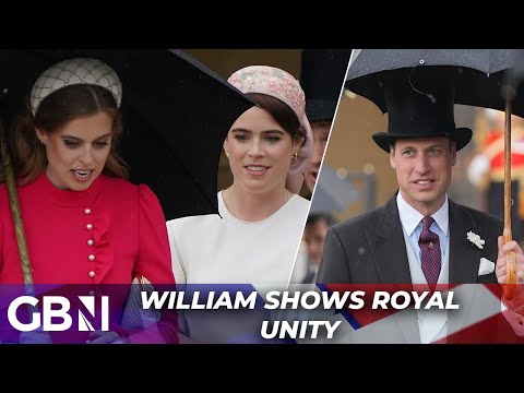 Beatrice and Eugenie display ‘royal unity’ alongside William just weeks after Harry ‘snub’