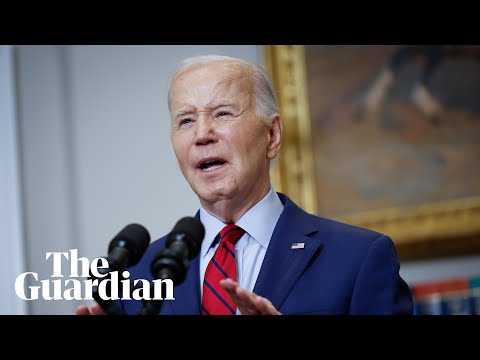 ‘The US is not authoritarian’: students have right to protest, not vandalism, says Biden