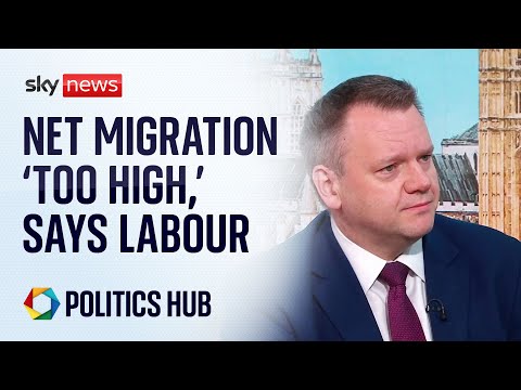 Shadow minister defends Labour’s migration record as party pledges to bring numbers down