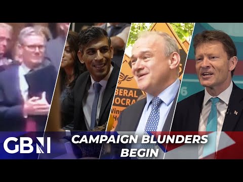 Patrick Christys breaks down a BLUNDER-FILLED first day of election campaigning