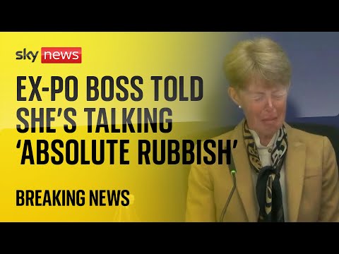 Ex-Post Office boss Paula Vennells accused of talking ‘absolute rubbish’ as she breaks down in tears