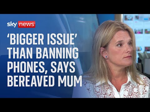 Smartphone ban for under 16s: ‘There’s a bigger issue’ says bereaved mother
