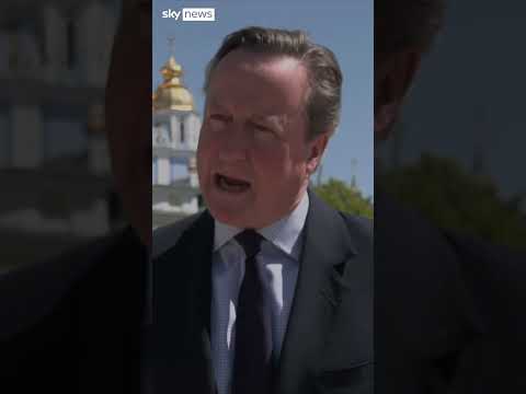 Cameron in Kyiv ‘to reiterate support’