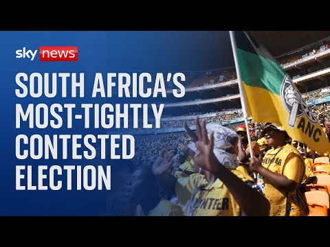 South Africa’s most-tightly contested general election since the end of apartheid
