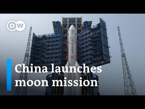 Live: China launches Chang’e-6 moon mission | DW News