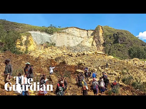 Hundreds more feared dead after landslide flattens remote Papua New Guinea village