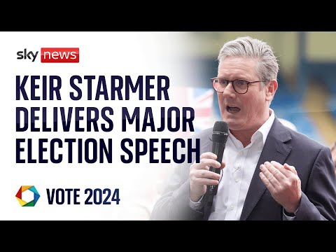 Watch live: Sir Keir Starmer delivers first major speech of general election campaign