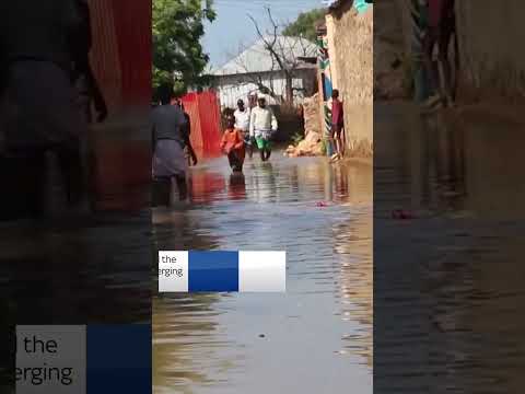 Somali town severely flooded
