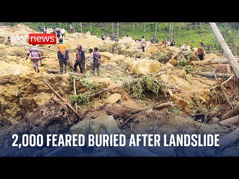 Papua New Guinea landslide: 2,000 people feared buried alive, say officials