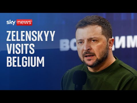 Watch live: Zelenskyy meets with Belgian Prime Minister Alexander De Croo and King Philippe