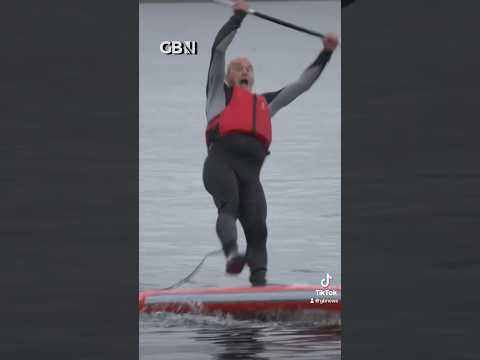 Sir Ed Davey’s unexpected SPLASH 😬 #uknews #generalelection #gbnews