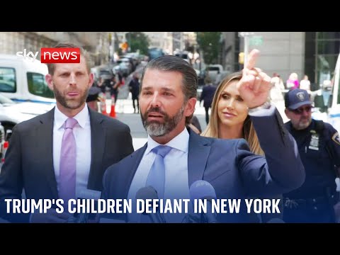 In full: Donald Trump Jr calls the Hush Money Trial a ‘witch hunt’