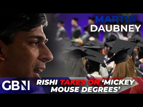 Rishi Sunak’s CLAMPDOWN on ‘Mickey Mouse degrees’ – “Not worth the paper they’re written on!’