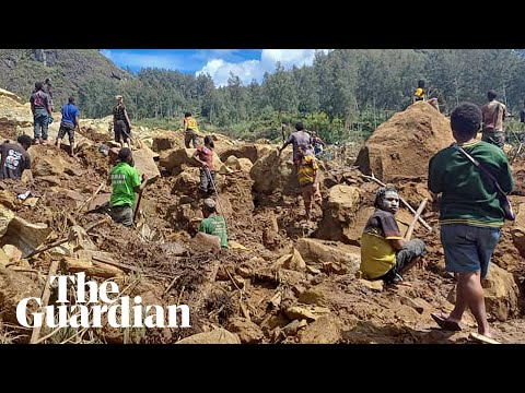 ‘It destroyed everything we had’: aid slow to arrive at Papua New Guinea landslide