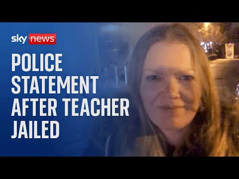 Watch live: Police statement after teacher is sentenced for murdering her boyfriend