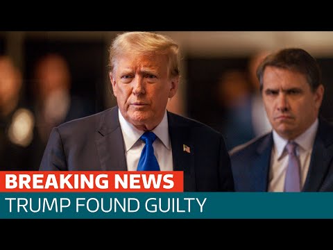 Former President Donald Trump is convicted of all 34 counts in New York hush money trial | ITV News